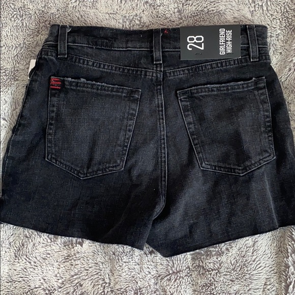 Urban Outfitters Girlfriend High-Rise Denim Shorts - Picture 2 of 2